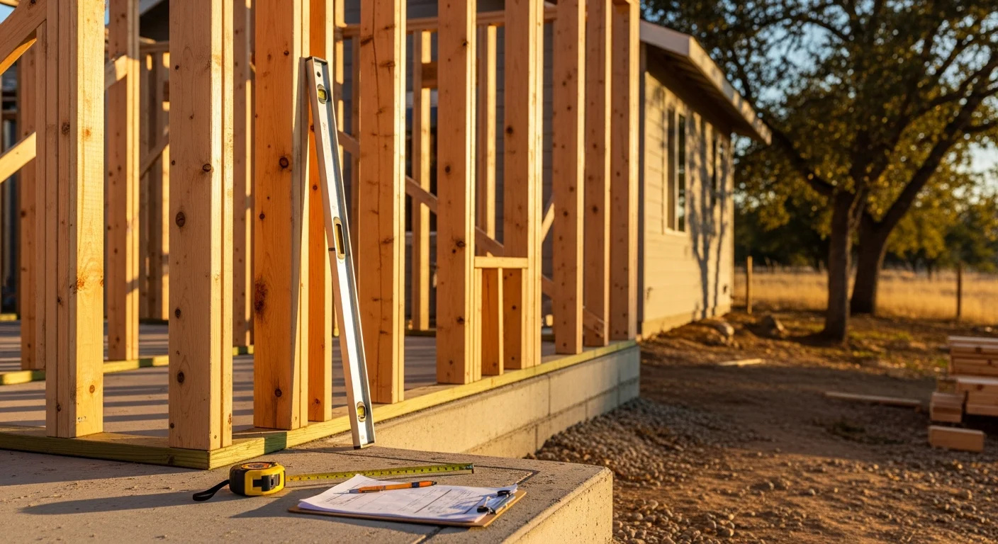 General contractor team working on residential home remodeling project