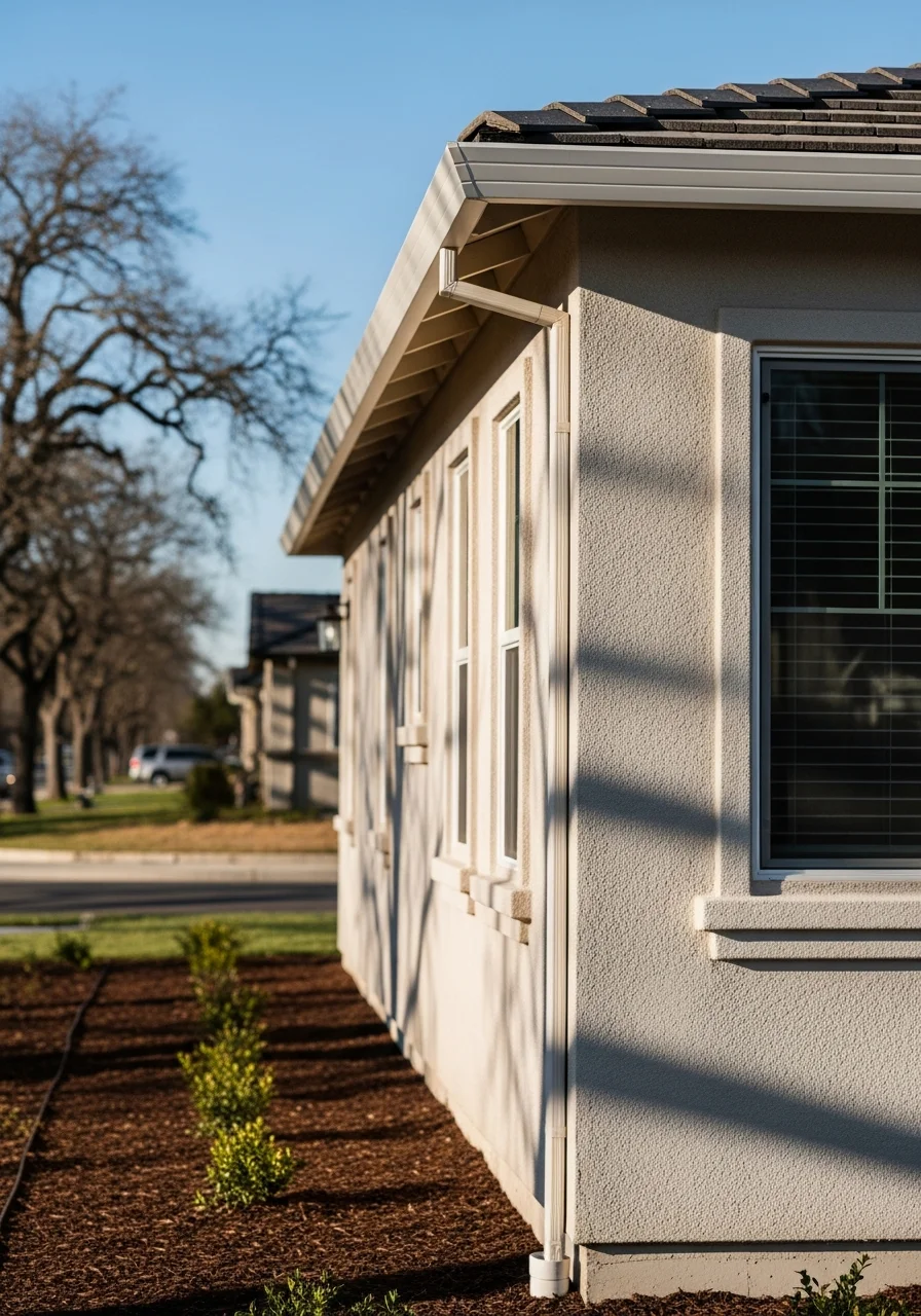 Close-up of a well-maintained home exterior in Salida showing quality workmanship and attention to detail.